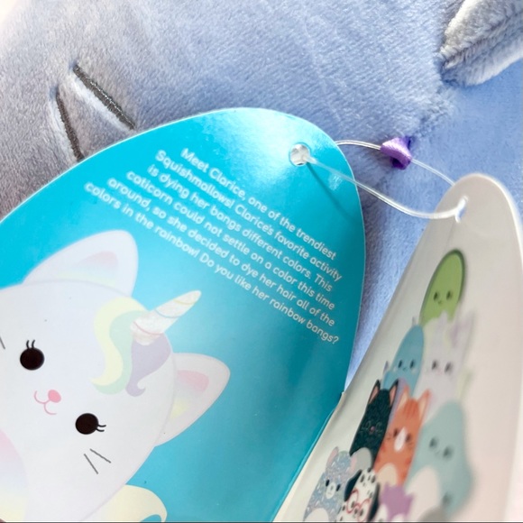 Clarice Squishmallow Caticorn Plush 7” Cat Unicorn - Picture 3 of 4